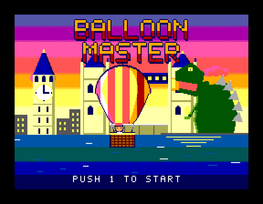 Balloon Master: ein neues Spiel für das Sega Master System