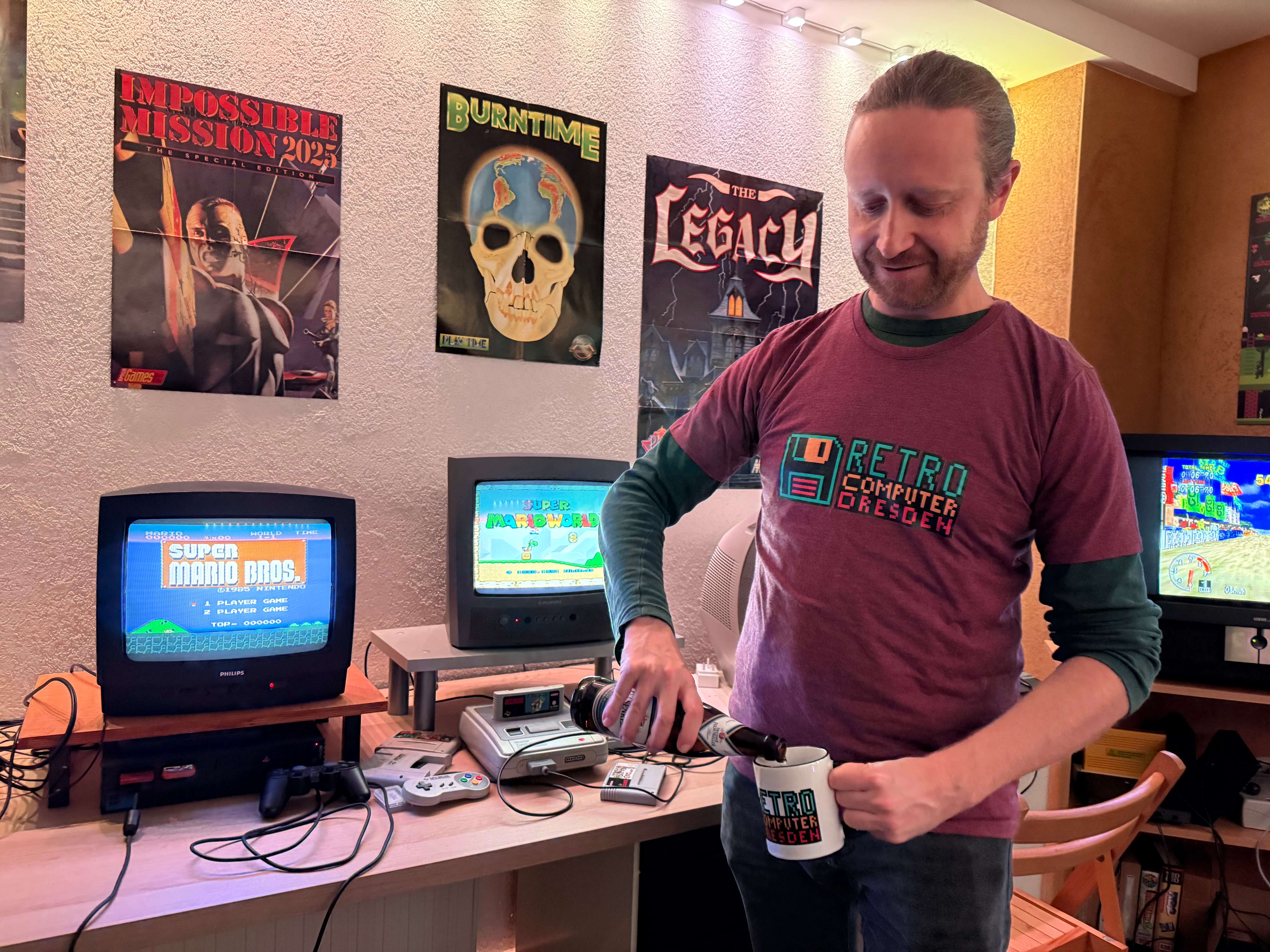 Retroparty 2023 Retro Computer Dresden - Bier nur aus der RCD Tasse